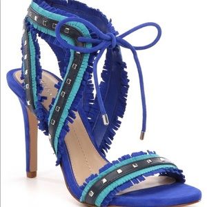 Gianni Bono fringe high heels